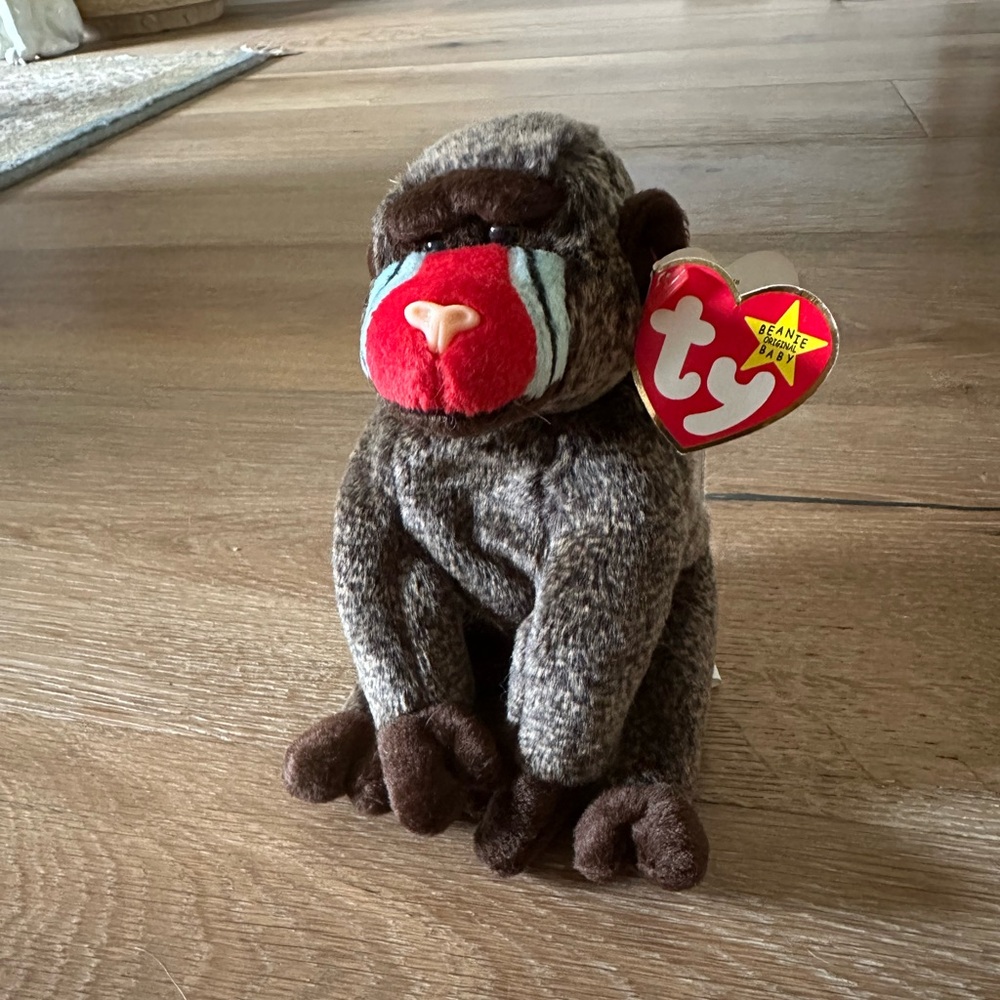 Beanie Baby 1999 Cheeks the Baboon